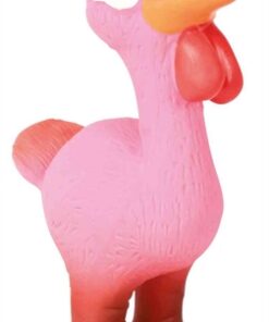 TRIXIE LATEX KIP MET GELUID ROZE