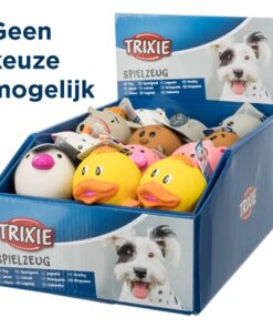 TRIXIE LATEX / POLYESTERVLIES BALDIER MET GELUID ASSORTI