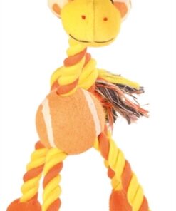 TRIXIE PLUCHE DIER MET TOUW EN TENNISBAL GIRAF