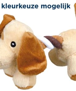 TRIXIE SPEELFIGUUR MET TOUW, PLUCHE 17 CM, ASSORTI