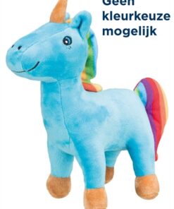 TRIXIE PLUCHE EENHOORN MET GELUID  ASSORTI
