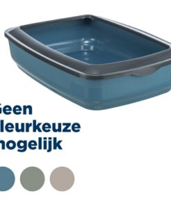 TRIXIE KATTENBAK MIO MET RAND ASSORTI