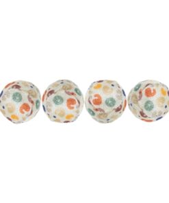 TRIXIE SET BALLEN MET LUIPAARDPRINT PLUCHE