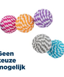 TRIXIE BAL KUNSTSTOF / NYLON ASSORTI