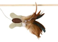 TRIXIE SPEELHENGEL VLINDER VEER / HOUT / JUTE MET CATNIP