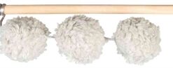 TRIXIE SPEELHENGEL BALLEN HOUT / PLUCHE MET CATNIP