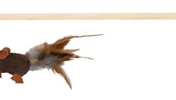 TRIXIE SPEELHENGEL MUIS MET VEREN HOUT / PLUCHE MET CATNIP