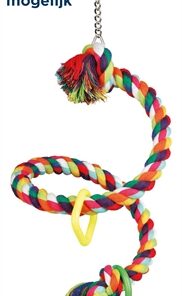 TRIXIE TOUW-ZITSTOK FLEXIBEL MET SCHROEFBEVESTIGING ASSORTI