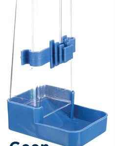 TRIXIE DRINKFLES EN VOERDISPENSER HOEKIG ASSORTI