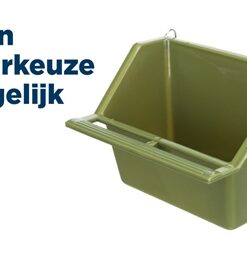 TRIXIE HANGBAKJE MET DRAADBEUGELS KUNSTSTOF ASSORTI