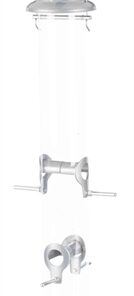 TRIXIE VOEDERSILO KUNSTSTOF / METAAL ZILVER