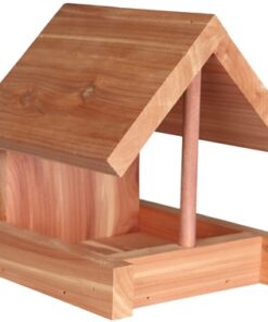 TRIXIE NATURA VOEDERHUIS VOOR VASTE MONTAGE CEDERHOUT NATUUR