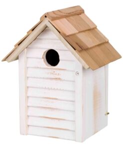 TRIXIE NESTKASTJE HUISJE HOUT WIT