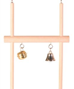 TRIXIE TRAPEZESCHOMMEL DUBBEL MET BEL HOUT