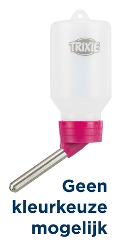 TRIXIE DRINKFLES KUNSTSTOF MET DRAADBEUGEL ASSORTI