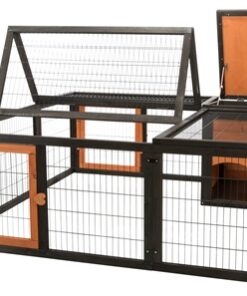 TRIXIE NATURA REN MET AFDEKKING HOUT ZWART / BRUIN