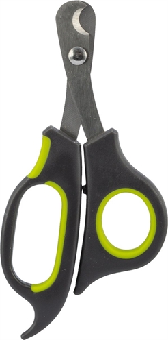 TRIXIE NAGELSCHAAR KUNSTSTOF / RVS GRIJS / GROEN