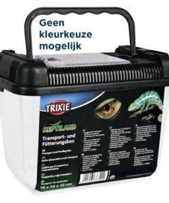 TRIXIE REPTILAND TRANSPORT- EN VOEDERBOX ASSORTI