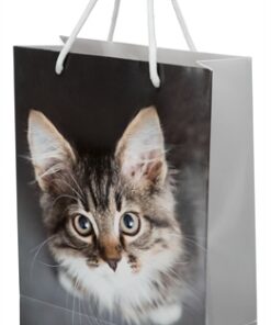 TRIXIE JUNIOR DRAAGTAS PAPIER MET FOTOPRINT HOND / KAT