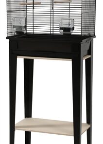 ZOLUX VOGELKOOI CHIC LOFT MET MEUBEL ZWART