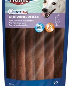 TRIXIE DENTA FUN RABBIT CHEWING ROLLS