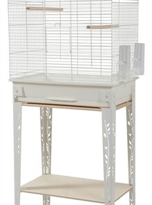 ZOLUX VOGELKOOI PATIO MET STANDAARD WIT