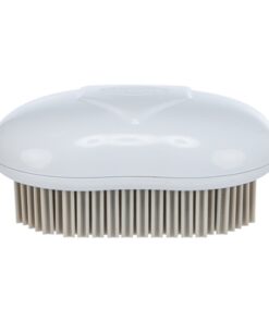 TRIXIE TEXTIELBORSTEL WIT / GRIJS