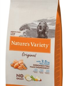 NATURES VARIETY ORIGINAL ADULT MEDIUM / MAXI SALMON NO GRAIN