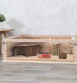 TRIXIE INDOOR REN CAVIA HOUT / PLEXIGLAS