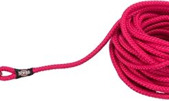 TRIXIE HONDENRIEM SLEEPLIJN ROND MET TRIGGER SNAP HAAK FUCHSIA ROZE