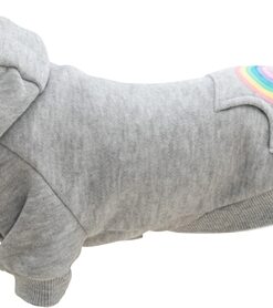 TRIXIE HONDENTRUI HOODIE RAINBOW FALLS GRIJS