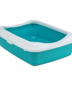 TRIXIE KATTENBAK CLASSIC PETROL / WIT