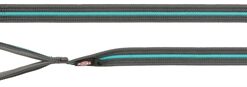 TRIXIE HONDENRIEM FUSION GRAFIET GRIJS / OCEAAN BLAUW