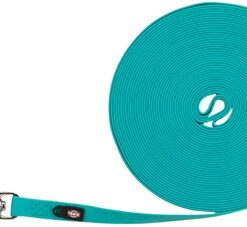 TRIXIE HONDENRIEM EASY LIFE SLEEPLIJN OCEAAN BLAUW / TURQUOISE