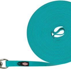 TRIXIE HONDENRIEM EASY LIFE SLEEPLIJN OCEAAN BLAUW / TURQUOISE