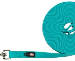 TRIXIE HONDENRIEM EASY LIFE SLEEPLIJN OCEAAN BLAUW / TURQUOISE