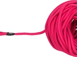 TRIXIE HONDENRIEM SLEEPLIJN ROND MET TRIGGER SNAP HAAK FUCHSIA ROZE