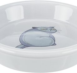 TRIXIE VOERBAK / WATERBAK BOZE KAT GRIJS