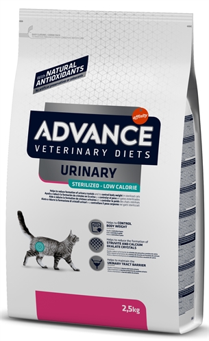 ADVANCE VETERINARY DIET CAT URINARY STERILIZED MINDER CALORIEËN