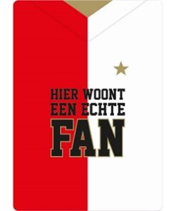 PLENTY GIFTS WAAKBORD BLIK FEYENOORD FAN