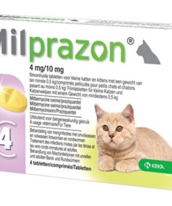 KRKA MILPRAZON ONTWORMINGSTABLETTEN KAT