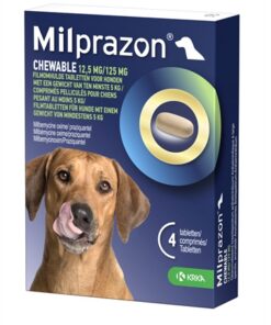 KRKA MILPRAZON KAUWTABLETTEN ONTWORMINGSTABLETTEN HOND