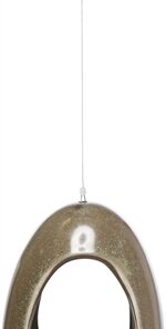 TRIXIE DRINKBAK HANGEND KERAMIEK CREME / BOSGROEN