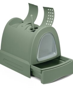 IMAC KATTENBAK ZUMA 2ND LIFE MET SCHUIFLADE GROEN