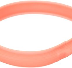 TRIXIE LICHTGEVENDE HALSBAND HOND FLASH USB SILICONE KORAAL