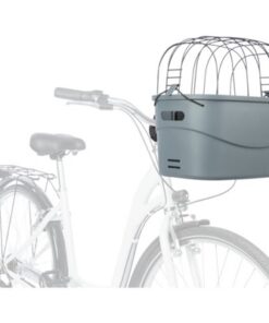 TRIXIE STUUR-FIETSMAND KUNSTSTOF GRIJS