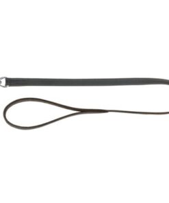 TRIXIE HONDENRIEM RUSTIC VETLEER GRIJS