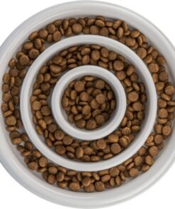 TRIXIE VOERBAK SLOWFEEDING KUNSTSTOF / TPR ASSORTI