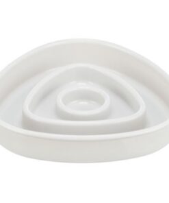 TRIXIE VOERBAK SLOWFEEDING KUNSTSTOF / TPR GRIJS