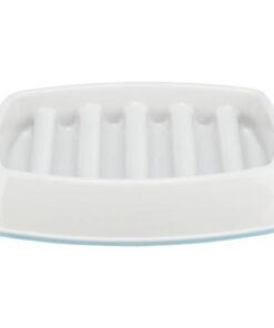 TRIXIE VOERBAK SLOWFEEDING KUNSTSTOF / TPR GRIJS